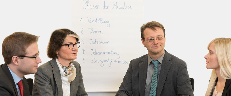 Teilnehmer einer Mediation