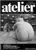 Cover der Zeitschrift atelier (Heft Juni/Juli 2004)