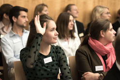 Studenten während eines Vortrags