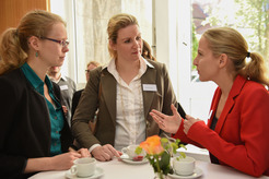 Frau Dr. Faßnacht im Gespräch