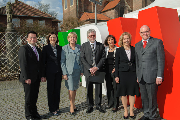 Thomas Kutschaty, Dr. Ricarda Brandts, Hannelore Kraft, Dr. Michael Bertrams, Eva-Maria Bertrams, Prof.Dr.Dr. Angelika Nußberger, Markus Lewe